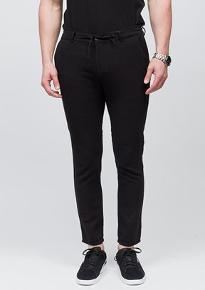 JOHNNY JOE Siyah Erkek Jogger Pantolon