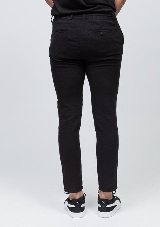 JOHNNY JOE Siyah Erkek Jogger Pantolon