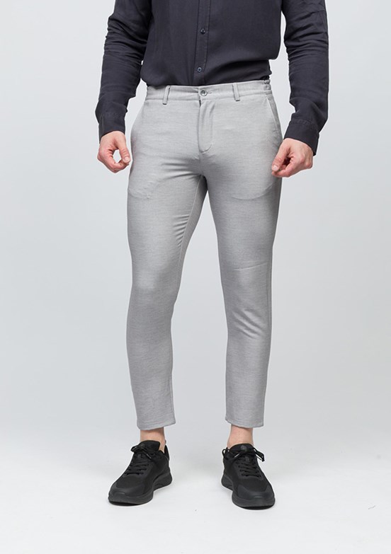 JOHNNY JOE Gri Erkek Jogger Pantolon