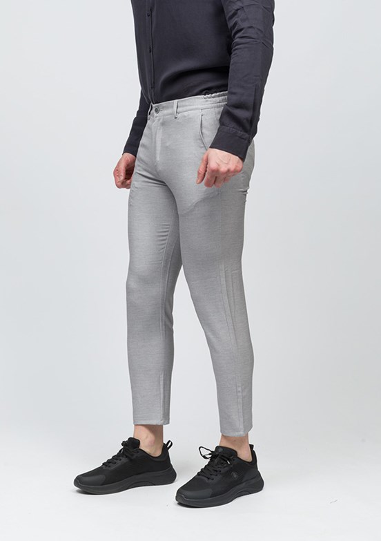 JOHNNY JOE Gri Erkek Jogger Pantolon