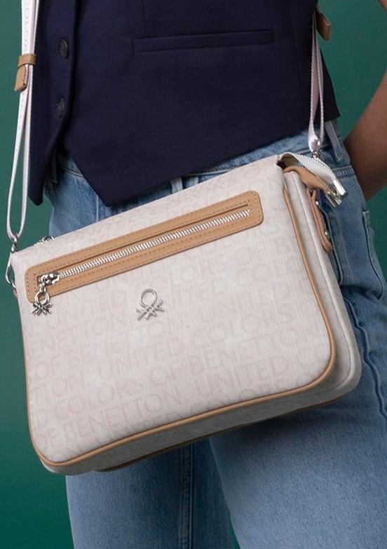 BENETTON Bej-Camel Kadın Çapraz Çanta