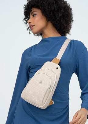 BENETTON Bej-Camel Kadın Çapraz Çanta
