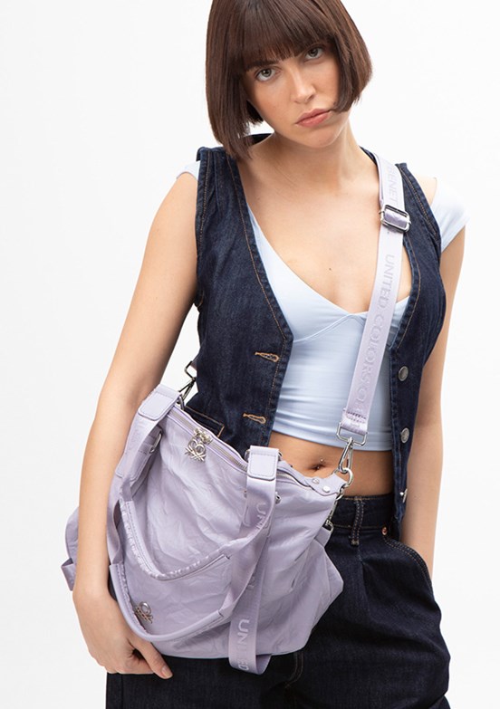 BENETTON Mor Kadın Kol Çantası