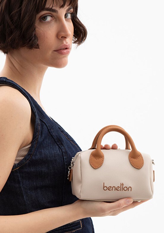 BENETTON Turuncu-Camel Kadın Çapraz Çanta