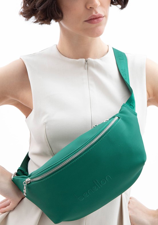BENETTON - BNT_1606 Kadın Zümrüt Çapraz Çanta
