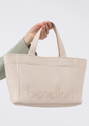 BENETTON Bej Kadın Kol Çantası