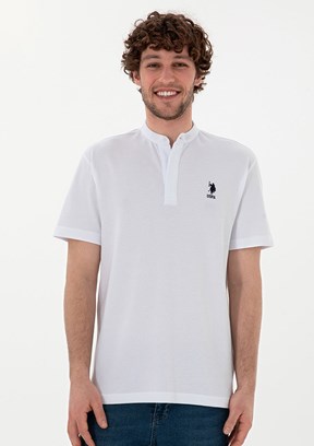 US POLO ASSN Beyaz Erkek Regular T-Shirt