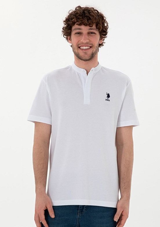 US POLO ASSN Beyaz Erkek Regular T-Shirt