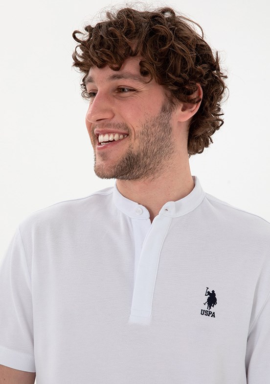 US POLO ASSN Beyaz Erkek Regular T-Shirt