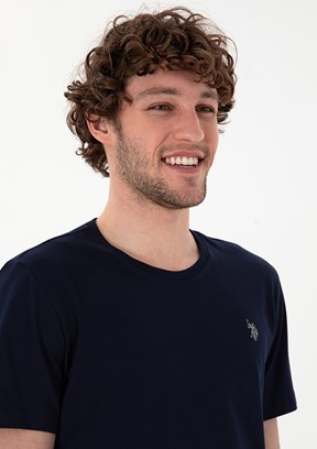 US POLO ASSN Erkek Lacivert Basic T-Shirt