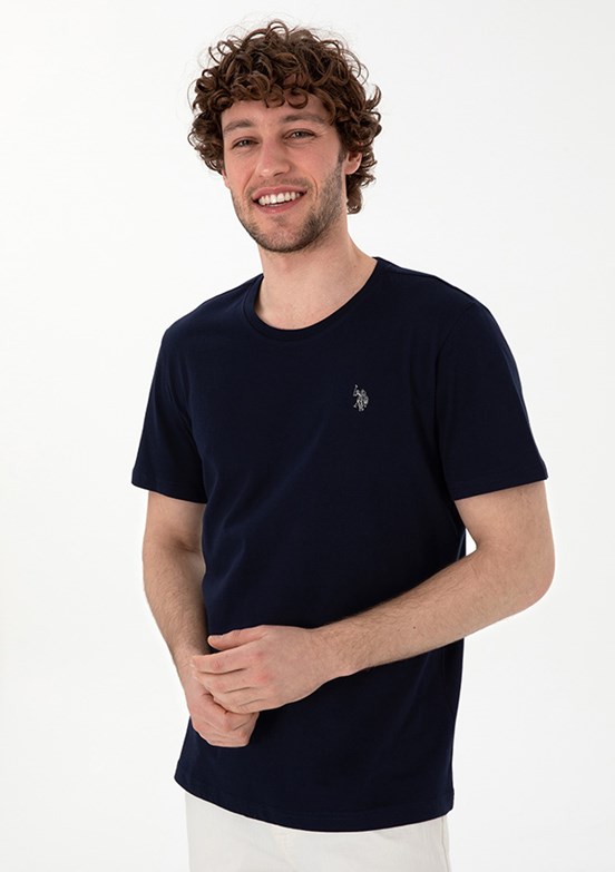 US POLO ASSN Erkek Lacivert Basic T-Shirt
