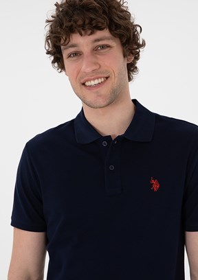US POLO ASSN Lacivert Erkek Basic T-Shirt