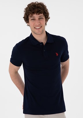 US POLO ASSN Lacivert Erkek Basic T-Shirt