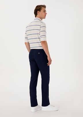 US POLO ASSN Lacivert Erkek Chino Pantolon