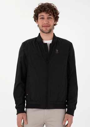 US POLO ASSN Siyah Erkek Basic Mont