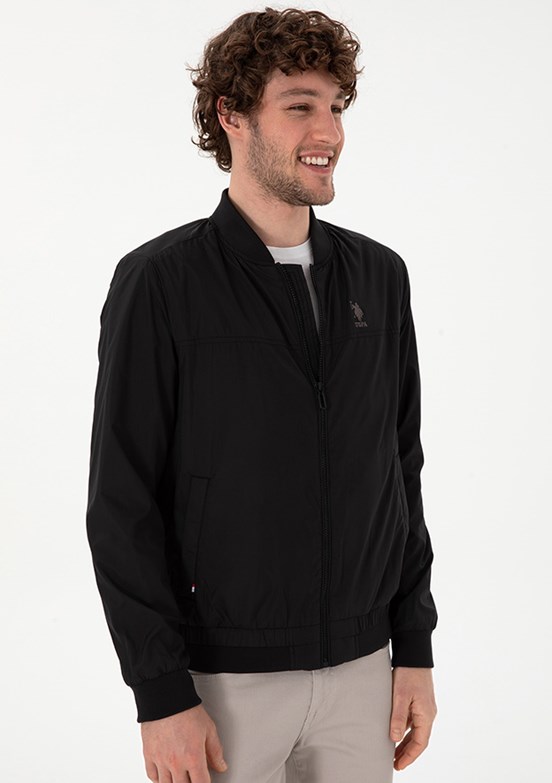 US POLO ASSN Siyah Erkek Basic Mont