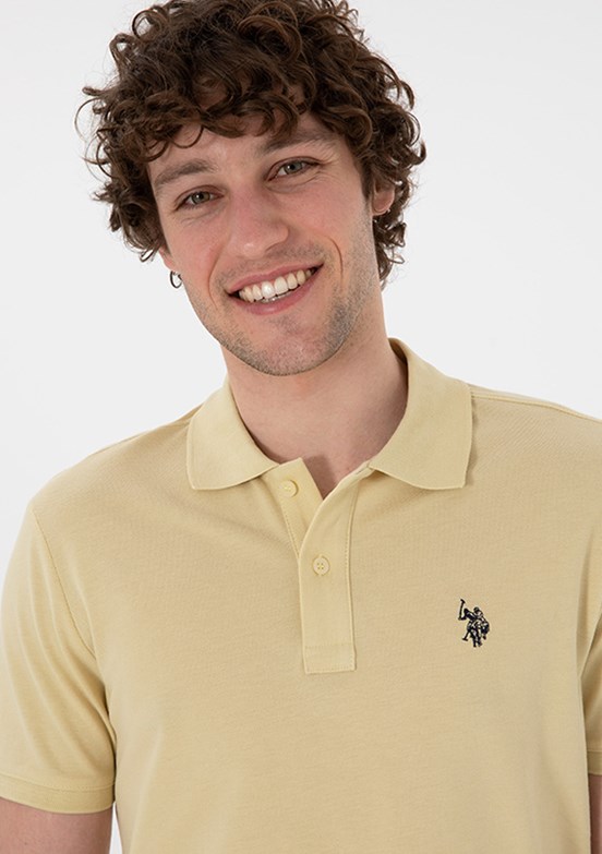 US POLO ASSN Yeşil Erkek Basic T-Shirt