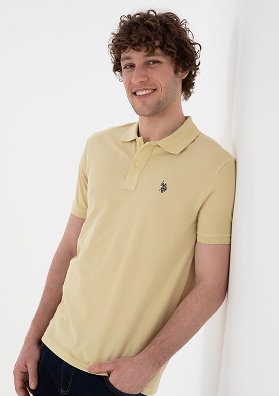 US POLO ASSN Yeşil Erkek Basic T-Shirt