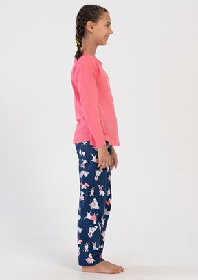 VİENETTA Pembe Kız Çocuk Pijama Takımı