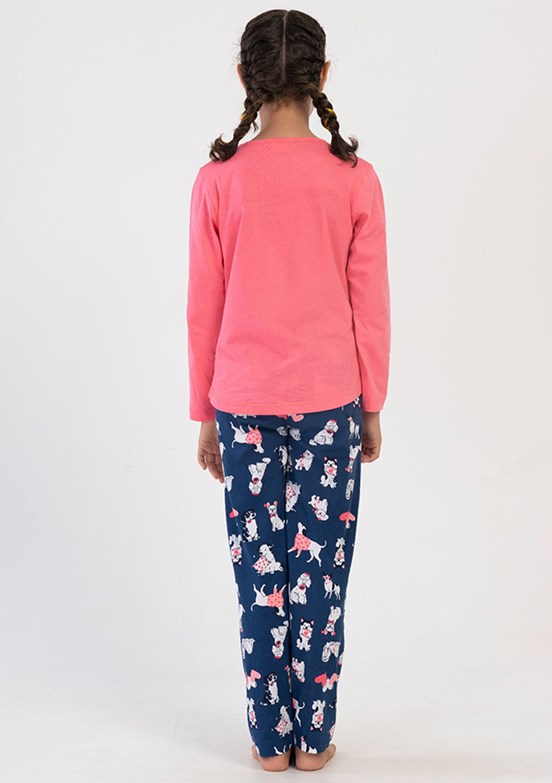 VİENETTA Pembe Kız Çocuk Pijama Takımı