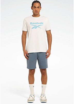 REEBOK 5M NEW ID REG TEE Beyaz Erkek Regular Fit T-Shirt