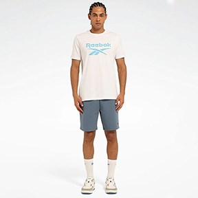 REEBOK 5M NEW ID REG TEE Beyaz Erkek Regular Fit T-Shirt
