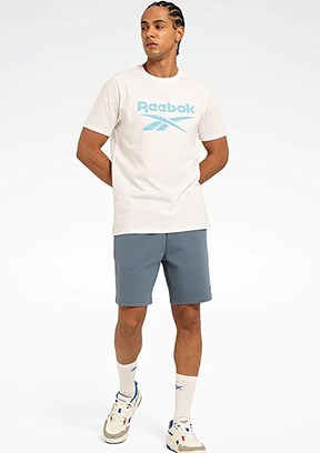 REEBOK 5M NEW ID REG TEE Beyaz Erkek Regular Fit T-Shirt