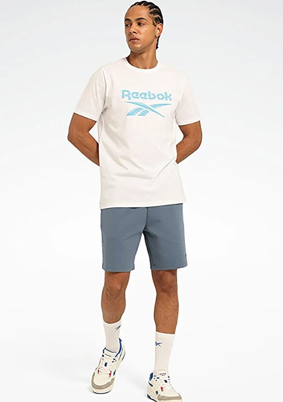 REEBOK 5M NEW ID REG TEE Beyaz Erkek Regular Fit T-Shirt