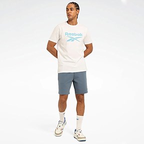 REEBOK 5M NEW ID REG TEE Beyaz Erkek Regular Fit T-Shirt