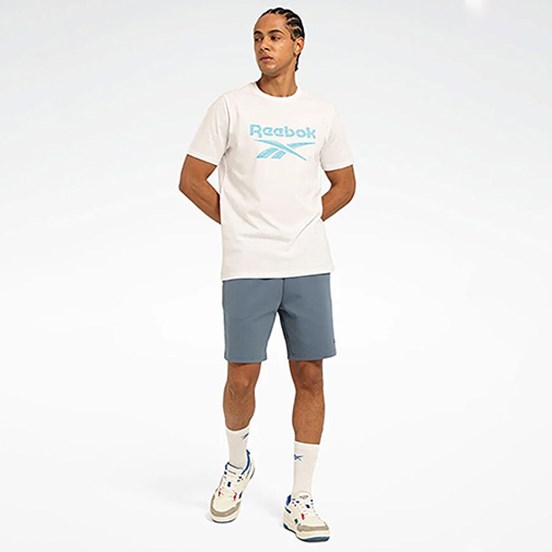 REEBOK 5M NEW ID REG TEE Beyaz Erkek Regular Fit T-Shirt