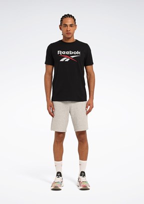 REEBOK New ID Reg Tee Siyah Erkek Kısa Kol T-shirt