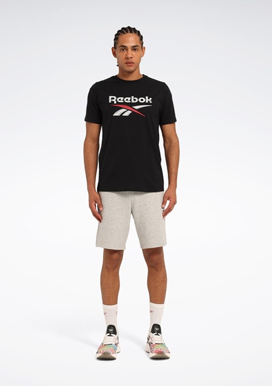 REEBOK New ID Reg Tee Siyah Erkek Kısa Kol T-shirt