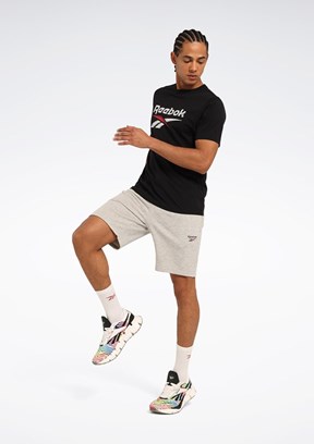 REEBOK New ID Reg Tee Siyah Erkek Kısa Kol T-shirt