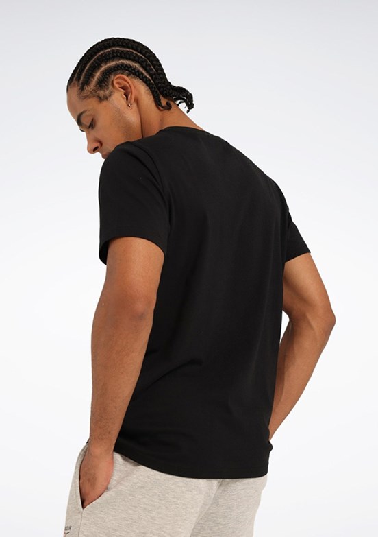 REEBOK New ID Reg Tee Siyah Erkek Kısa Kol T-shirt