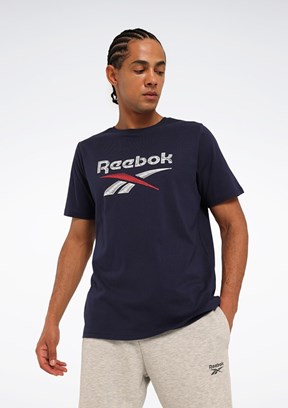 REEBOK New ID Reg Tee Lacivert Erkek Kısa Kol T-shirt
