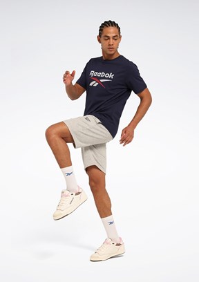REEBOK New ID Reg Tee Lacivert Erkek Kısa Kol T-shirt