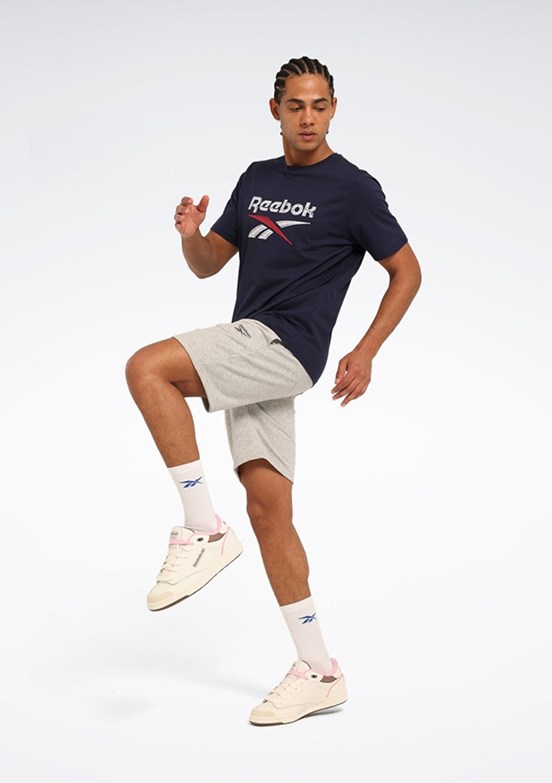 REEBOK New ID Reg Tee Lacivert Erkek Kısa Kol T-shirt