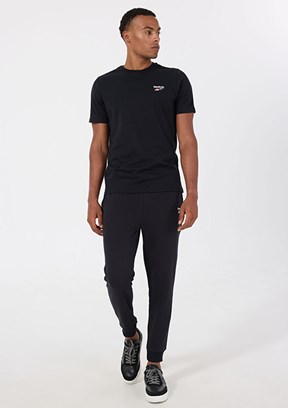 REEBOK 5M NEW ID REG SL TEE Siyah Erkek Kısa Kol  T-Shirt