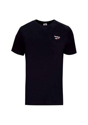 REEBOK 5M NEW ID REG SL TEE Siyah Erkek Kısa Kol  T-Shirt