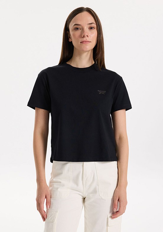 REEBOK 5M NEW ID UNIQ TEE Siyah Kadın T-Shirt