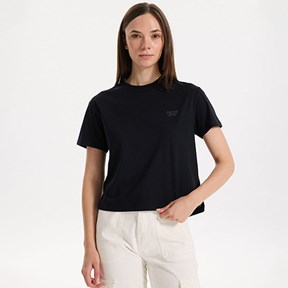 REEBOK 5M NEW ID UNIQ TEE Siyah Kadın T-Shirt