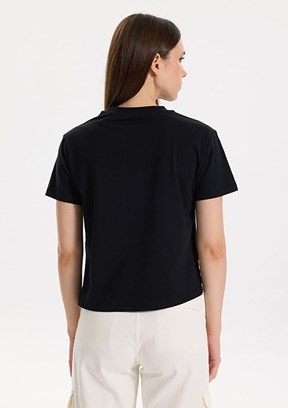 REEBOK 5M NEW ID UNIQ TEE Siyah Kadın T-Shirt