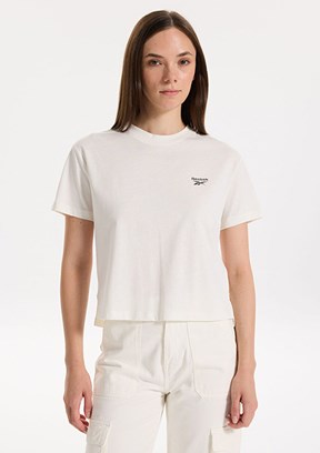 REEBOK 5M NEW ID UNIQ TEE Beyaz Kadın T-Shirt
