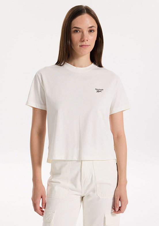 REEBOK 5M NEW ID UNIQ TEE Beyaz Kadın T-Shirt