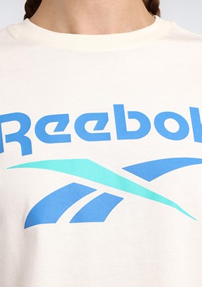 REEBOK New ID Reg Crp Tee Bej Kadın Kısa Kol T-shirt