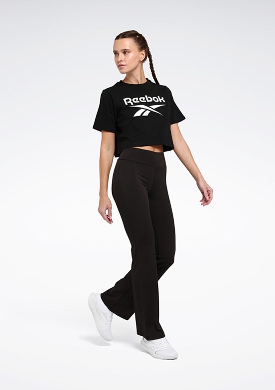 REEBOK New ID Reg Crp Tee Siyah Kadın Kısa Kol T-shirt