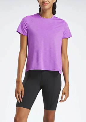 REEBOK 5M RBK-CHILL ATHLETIC TEE Lila Kadın Slim Fit T-Shirt