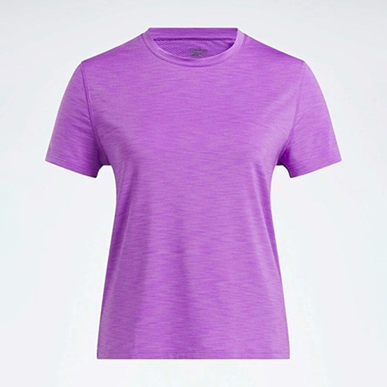 REEBOK 5M RBK-CHILL ATHLETIC TEE Lila Kadın Slim Fit T-Shirt