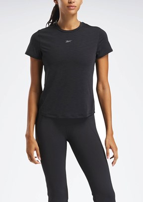 REEBOK Chill Athletic Tee Siyah Kadın Kısa Kol T-shirt