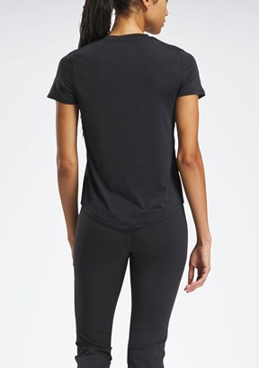 REEBOK Chill Athletic Tee Siyah Kadın Kısa Kol T-shirt